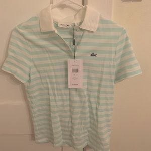 Size 2 Lacoste shirt, never worn, still has tags